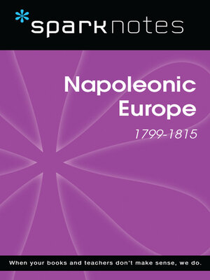 cover image of Napoleonic Europe (1799-1815) (SparkNotes History Note)